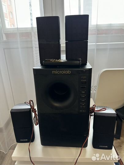 Колонки microlab x4 (4.1) с пультом