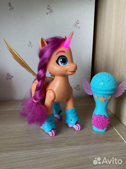 My little pony Санни с микрофоном интерактивная