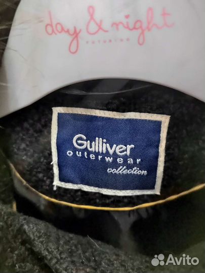 Очень красивое пальто для девочки Gulliver