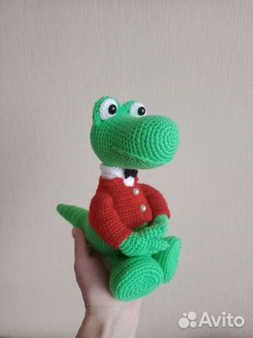 Крокодил. Вязаные игрушки