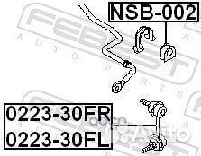 022330FR тяга стабилизатора переднего правая S