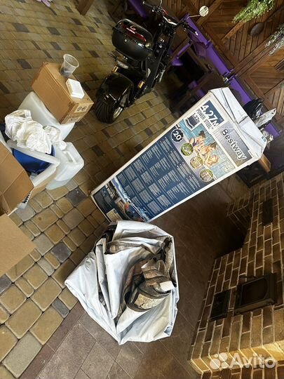 Каркасный бассейн bestway power steel