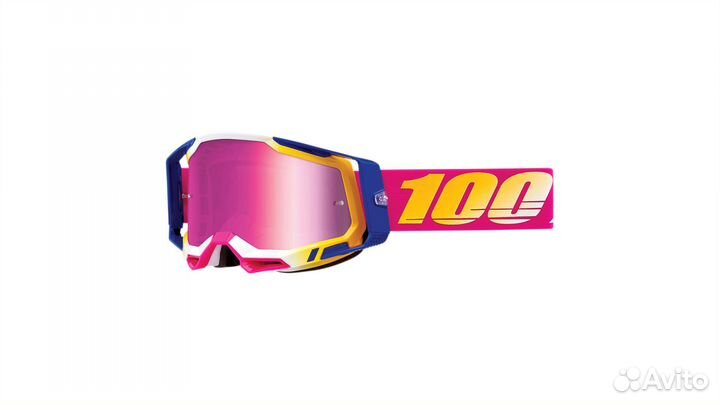 Очки 100 Racecraft 2 Goggle Mission / Mirror Pink