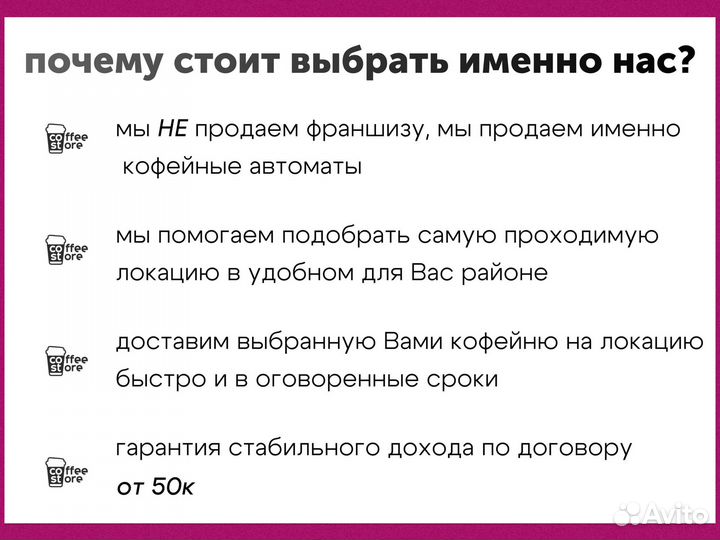 Готовый бизнес кофейня