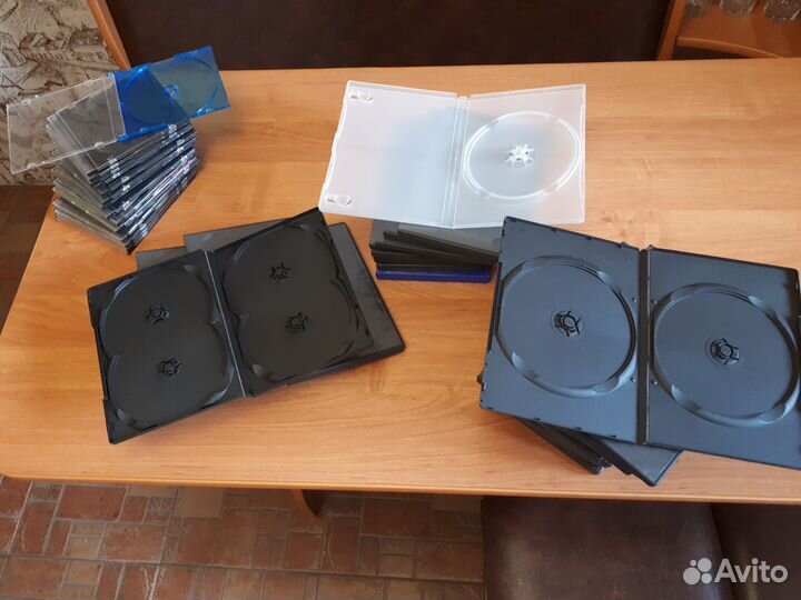 Боксы для CD и DVD дисков. 41-шт