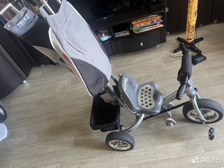 Детский велосипед с ручкой бу