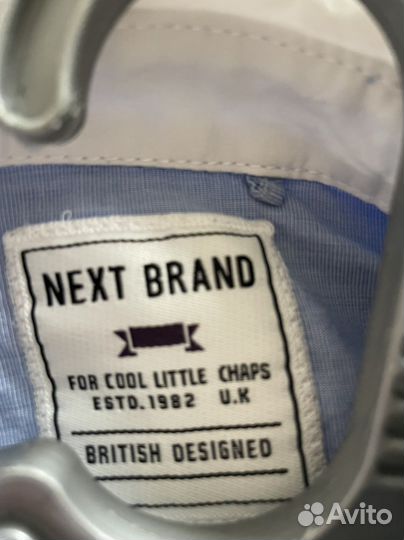 Next рубашка и жилетка 92