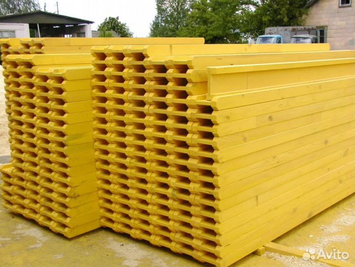 Балка двутавровая деревянная 3 метра