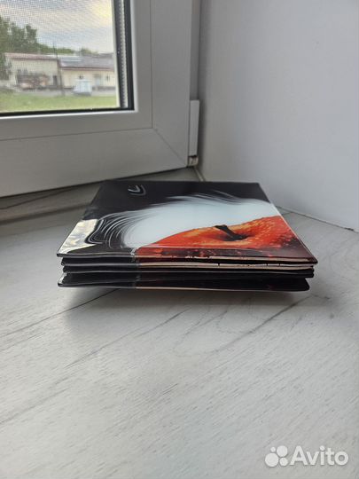 Тарелки стеклянные квадратные