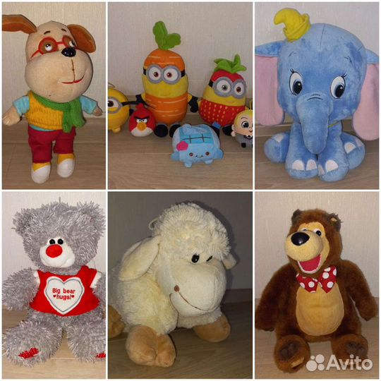 Машинки, пазлы, мягкие игрушки и многое другое