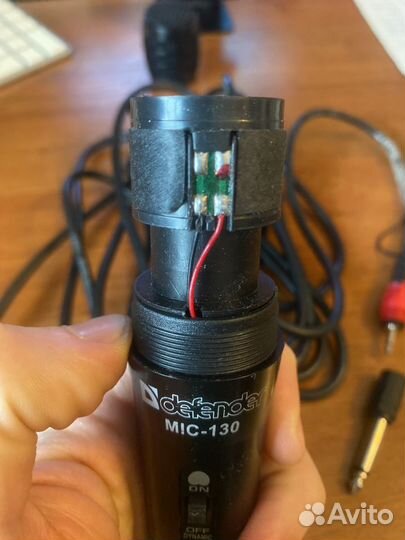 Defender mic 130 динамический микрофон