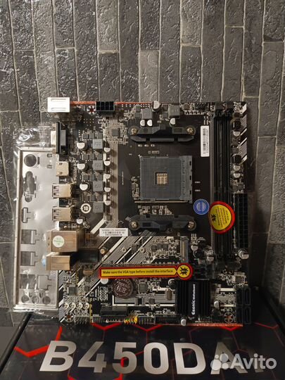 Новая Материнская плата AM4/B450