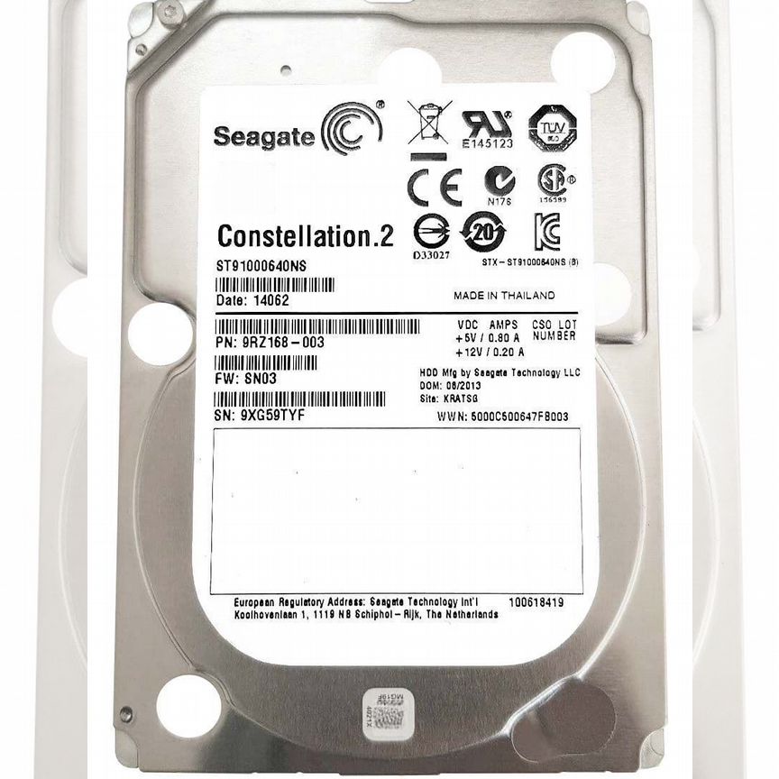 [ST91000640NS] Жесткий Диск Seagate 1tb Sata2.5 St91000640ns