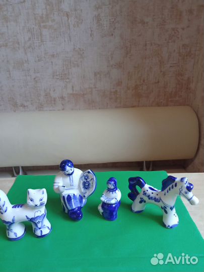 Статуэтки Гжель СССР