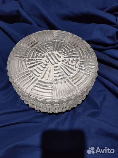 Винтажный светильник хрусталь. СССР