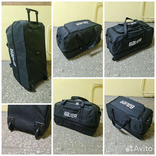 Хоккейный баул на колесах детский новый
