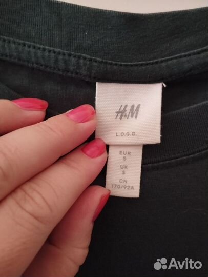 Футболка мужская H&M 44 46 две штуки