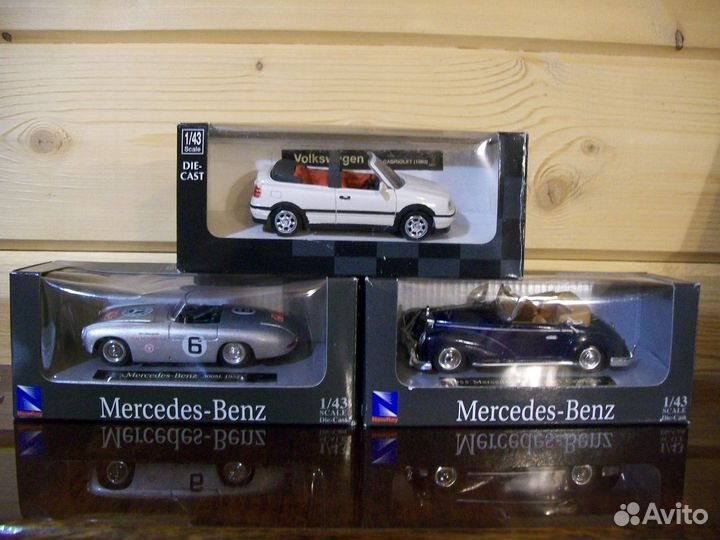 Модели машин 1:43, 1:36