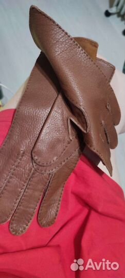 Женские кожаные перчатки