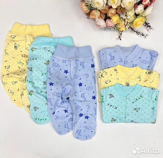 Ползунки и распашонки новые