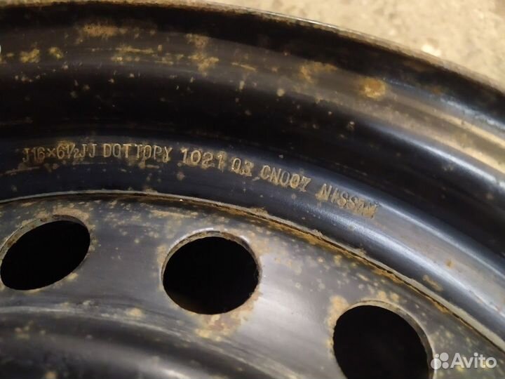 Диск штампованный Nissan R16