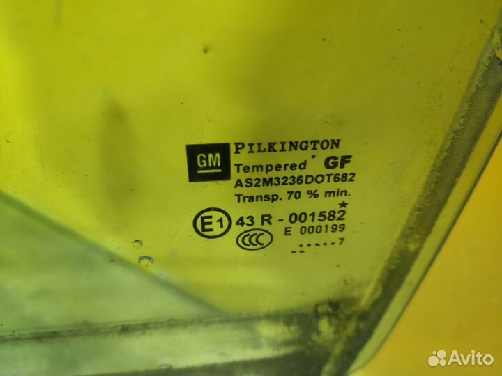 Стекло заднее левое для Opel Astra H