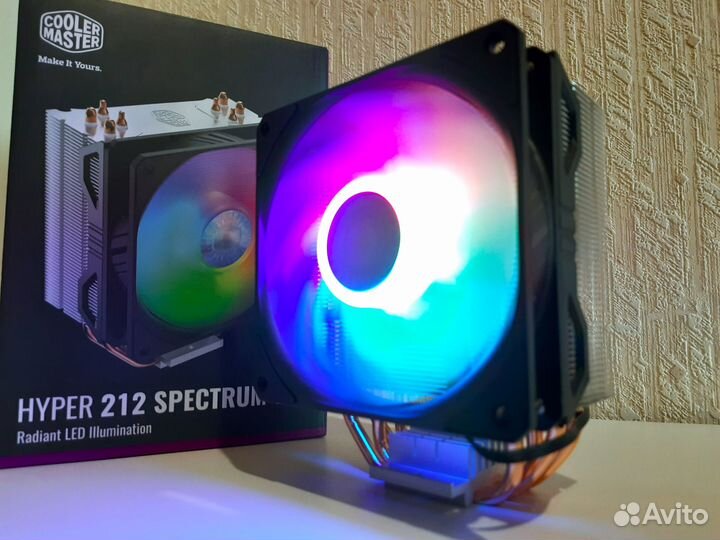 Новый Кулер Процессора Cooler Master Hyper 212 RGB