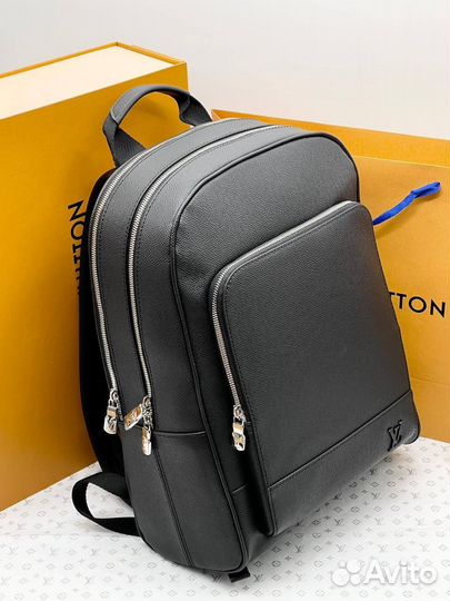 Мужской рюкзак Louis Vuitton Adrian кожа Премиум