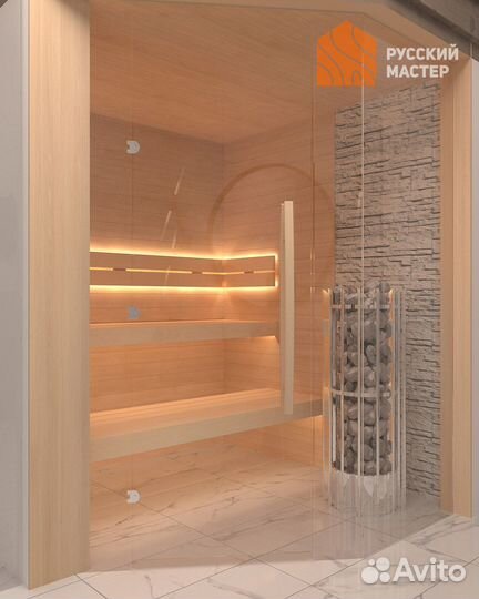 Красивая стильная сауна в вашу квартиру