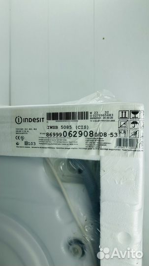 Стиральная машина indesit 42см новая на 5кг запак