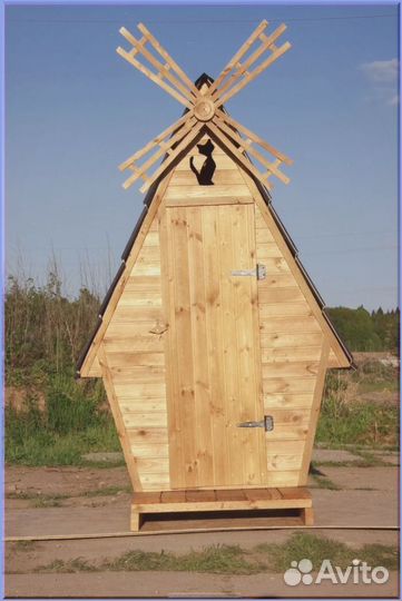 Уличный туалет домик с установкой UDT