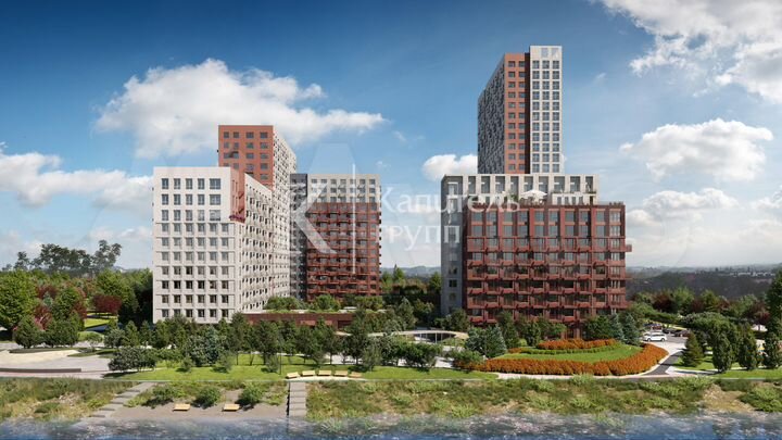 2-к. квартира, 60,9 м², 15/19 эт.