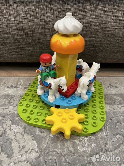 Lego duplo большой парк аттракционов