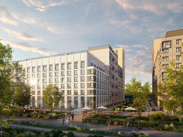 2-к. квартира, 77,4 м², 1/16 эт.