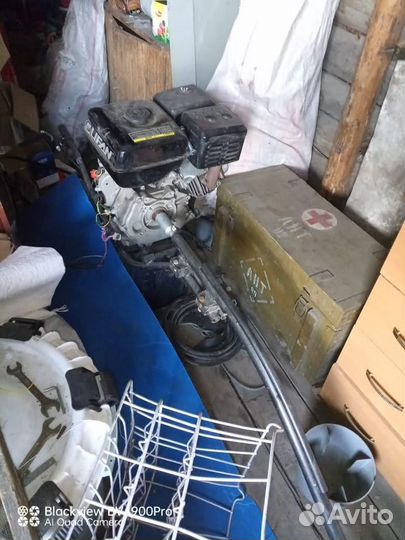 Комплект лодка с мотором 9.0 болотоход