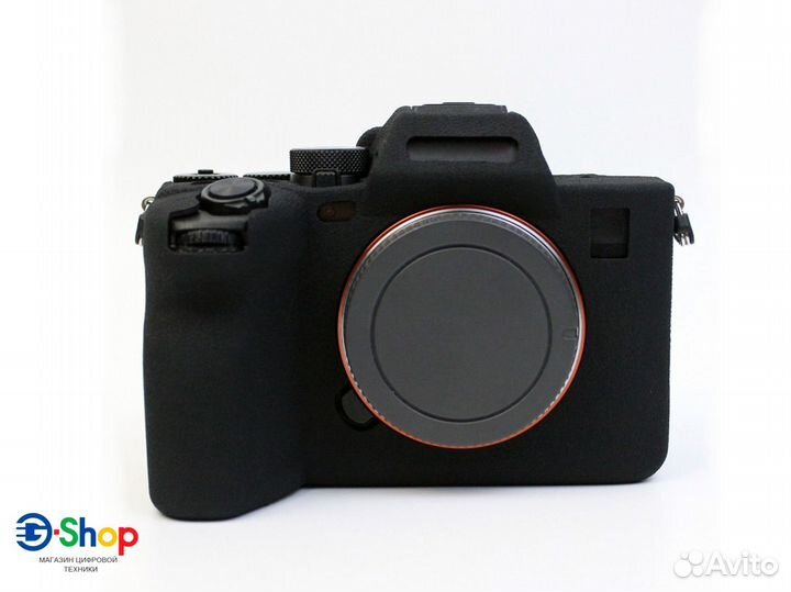 Чехол силиконовый на камеру Sony A7R IV черный
