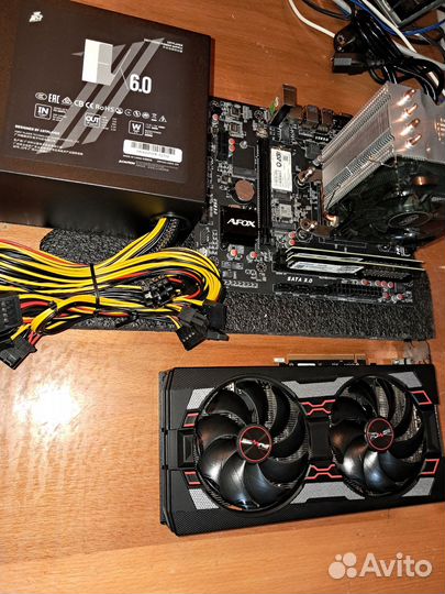 Новый Пк. Ryzen5-5500. 16gb. RX 5600 xt. M.2 nvme