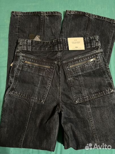 Джинсы zara клеш 34