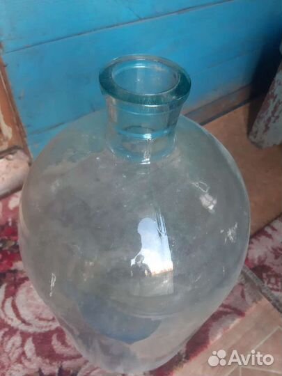 Бутыль стеклянный