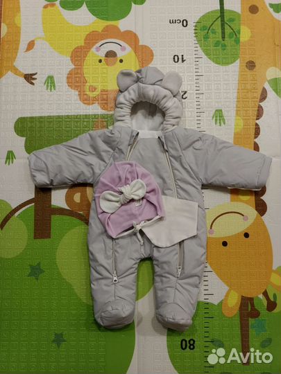 Комбинезон демисезонный для девочки 56