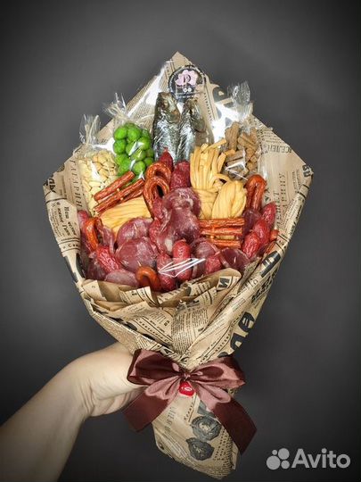 Мужской подарок. Букет к пенному