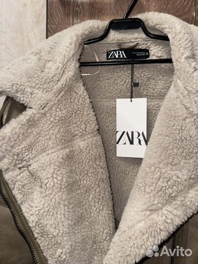 Дубленка zara с бирками