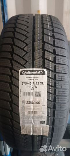 Continental ContiWinterContact TS 850P SUV 275/45 R22 112W