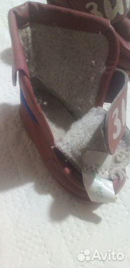Детские кожаные ботиночки зима СССР