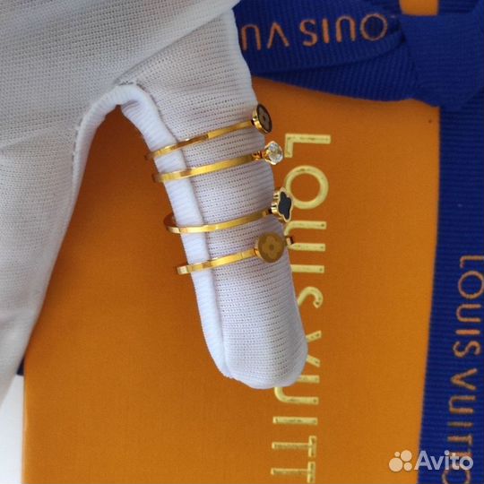 Vuitton Луи Виттон кольцо 4в1 премиум