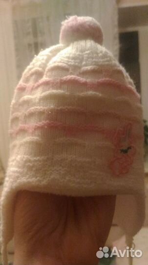 Детская зимняя шапка р.42-44