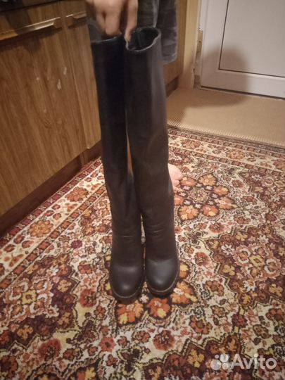 Сапоги женские натуральная кожа 36