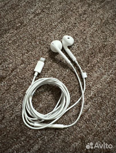 Наушники apple проводные lightning и type c