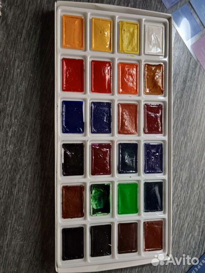 Акварельные краски сонет