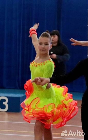 Платье для бальных танцев латина ю1